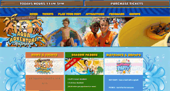 Desktop Screenshot of goaquaadventure.com